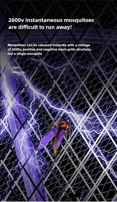 מכשיר יתושים חשמלי 2 ב-1